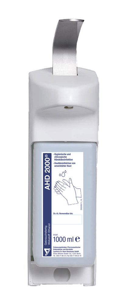 Lysoform Geräte und Zubehör Lydos 1000-Wandspender für 1000 ml-Flasche